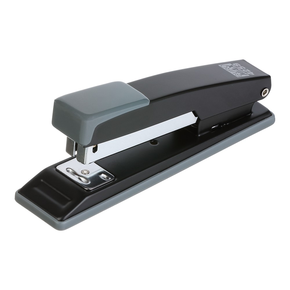 Степлер металевий до 20арк. великий (скоби №24, 26), JOBMAX, чорний