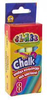 Крейда кольорова кругла,8 кол., 10*82мм, 7609 CLASS