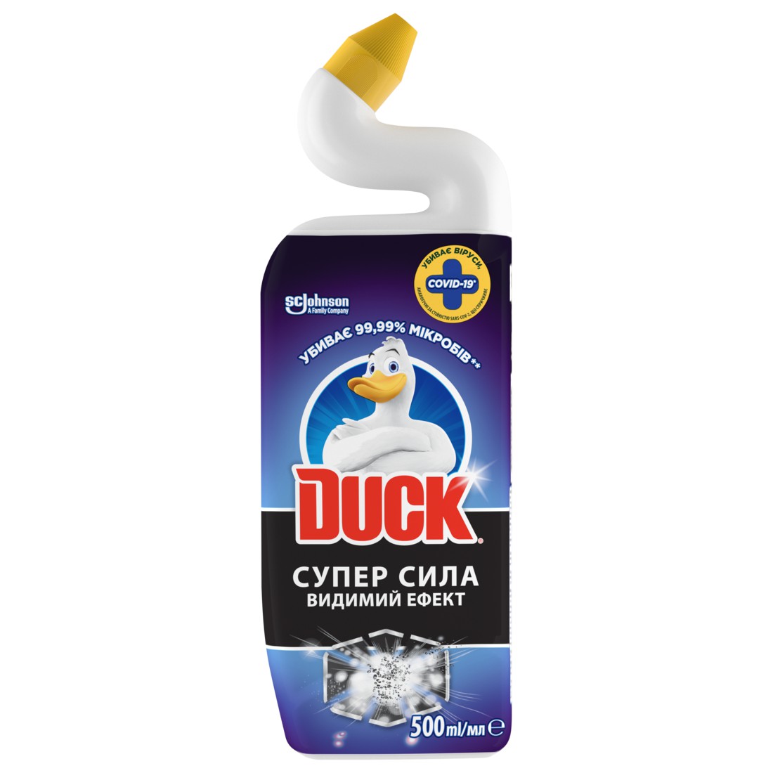/Засіб чист. дтуалету DUCK 5-в-1 500мл Видимий ефект