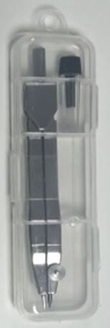 Циркуль CN-124 з грифелями в пластиковому пеналі, Neo Line