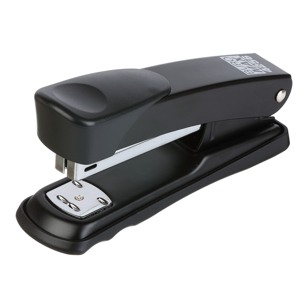 Степлер металевий до 25арк., (скоби №24, 26), чорний