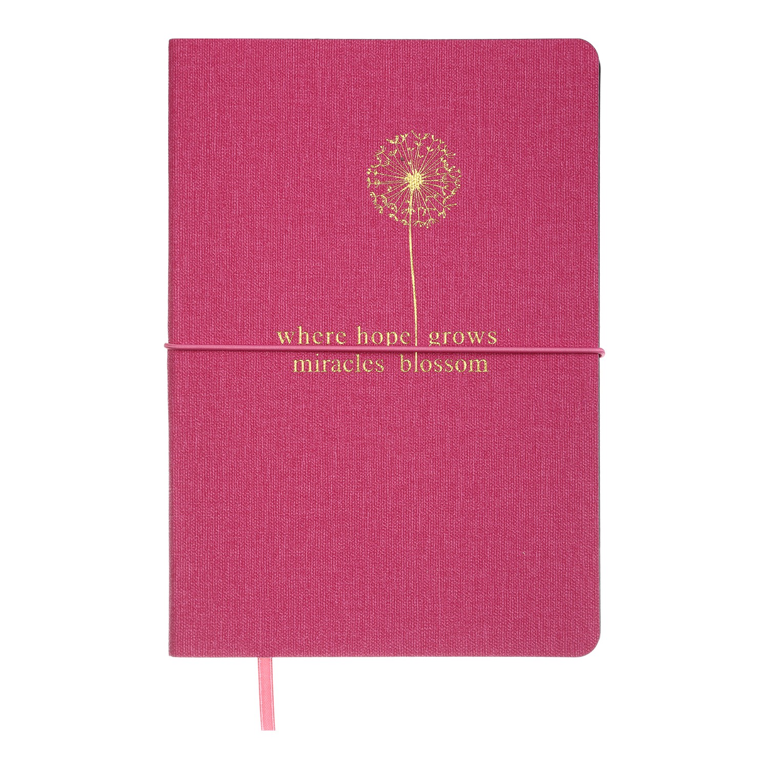 Блокнот діловий NICE, А-5, 96 арк., крапка, обкладинка штучна шкіра, малиновий