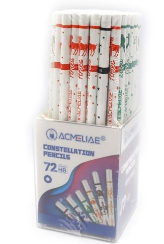43136 Олівець ч/гр Acmeliae 12 constellations HB, 2.2mm кар. уп.пластик box 72шт/этик