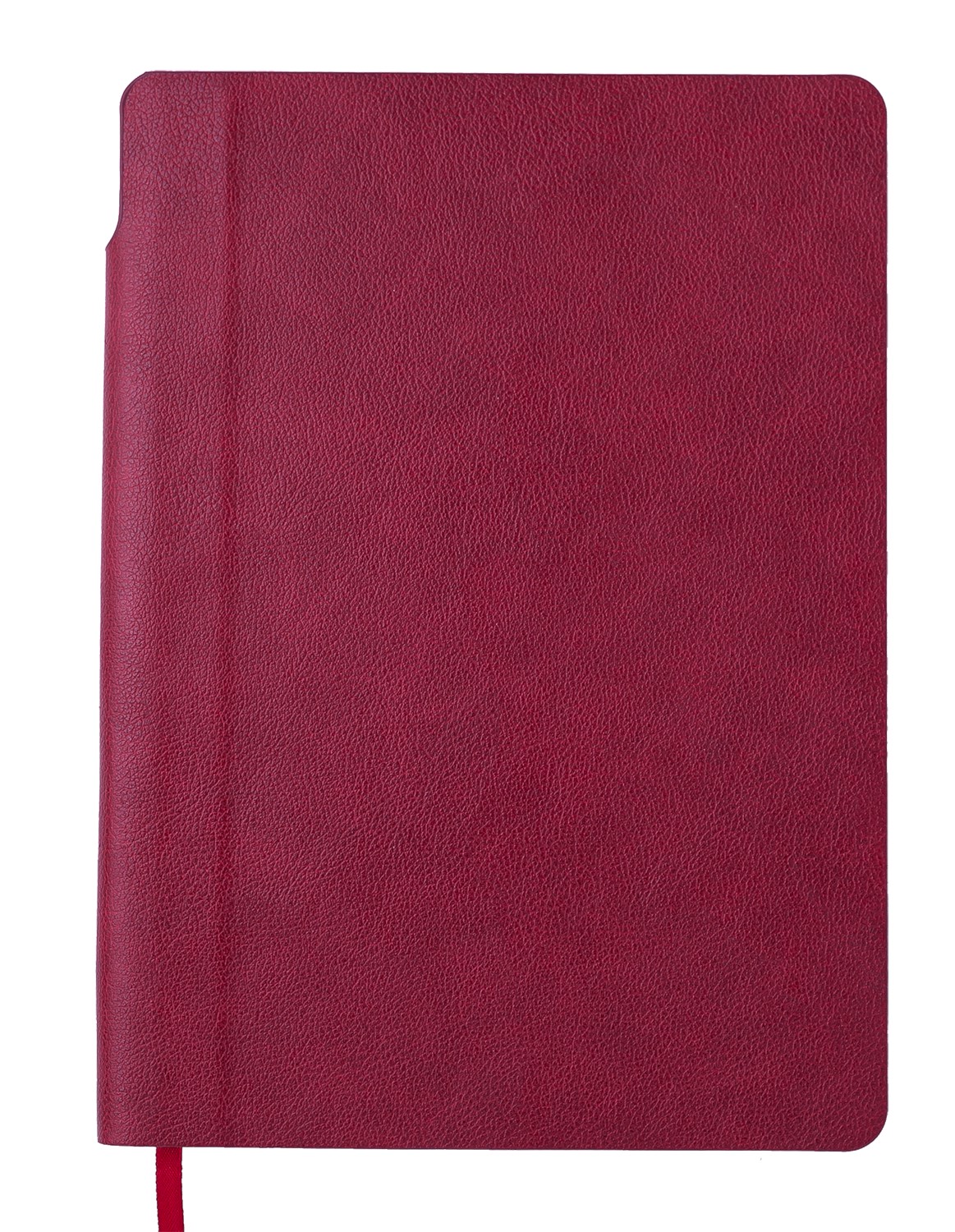 Блокнот діловий FRESH А5, 96 арк., крапка, обкл. штучна шкіра, т.-червоний