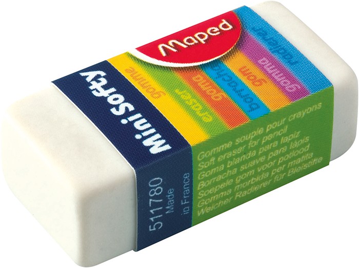 Ластик MINI SOFTY у картонному тримачі