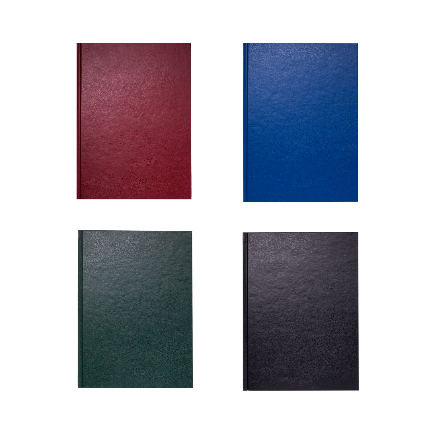 /Книга канцелярська OFFICE, А4, 192 арк., лінія, офсет, тверда обкладинка з бумвінілом, асорті