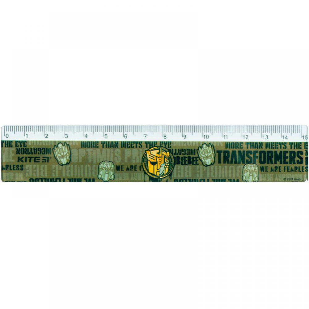 Лінійка пластикова, 15см TF