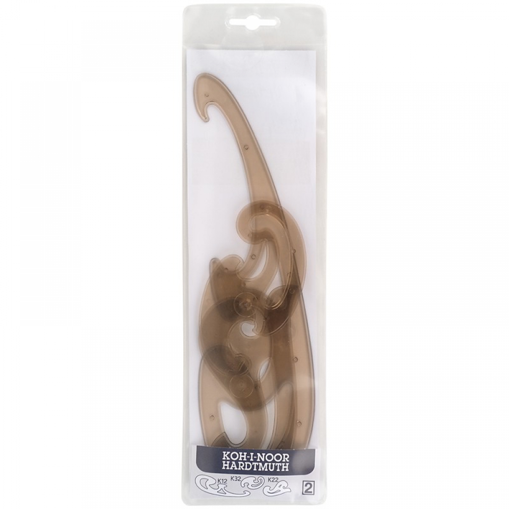 Лекала, N2, набір 3 шт., малий