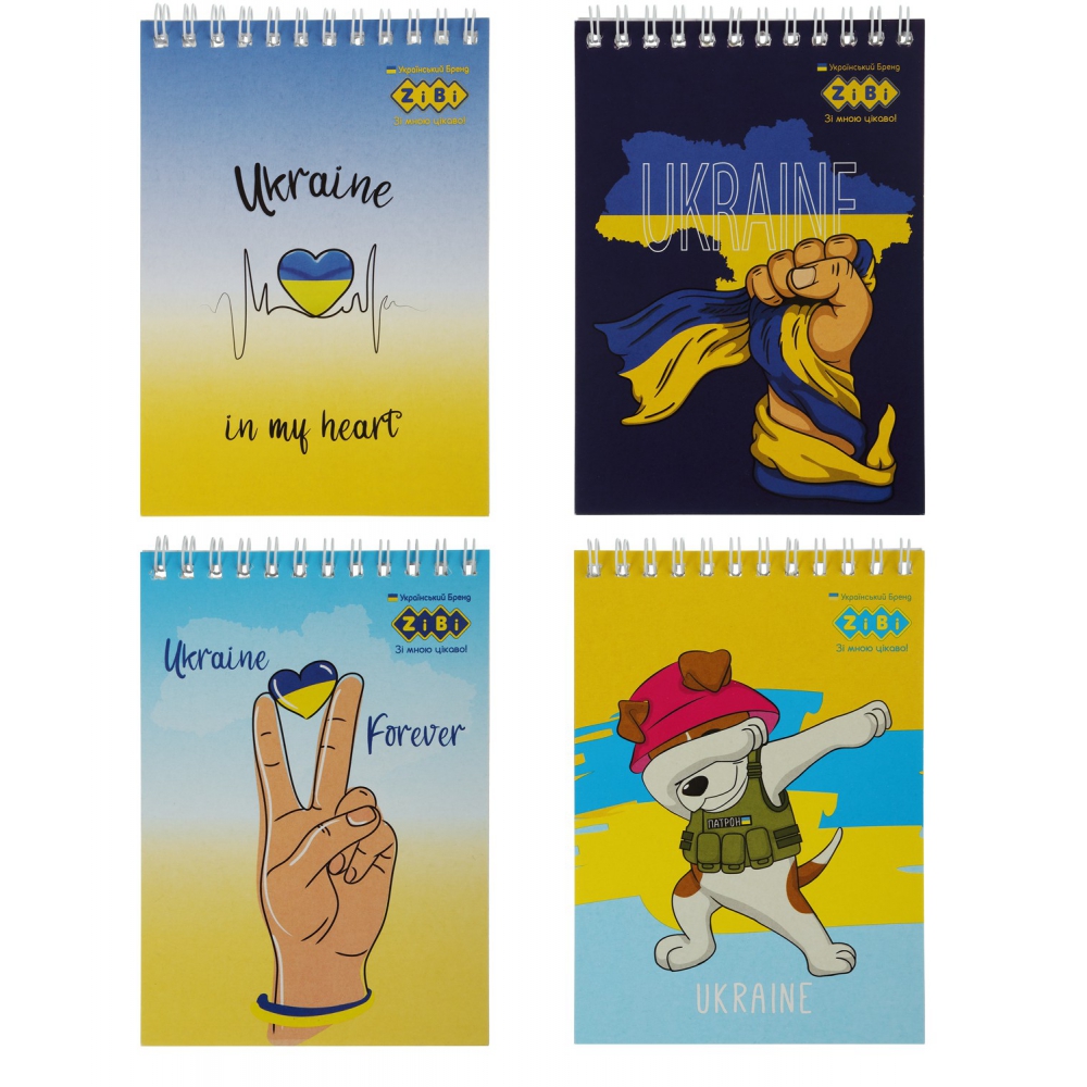 /Блокнот на пружині зверху PATRIOT 