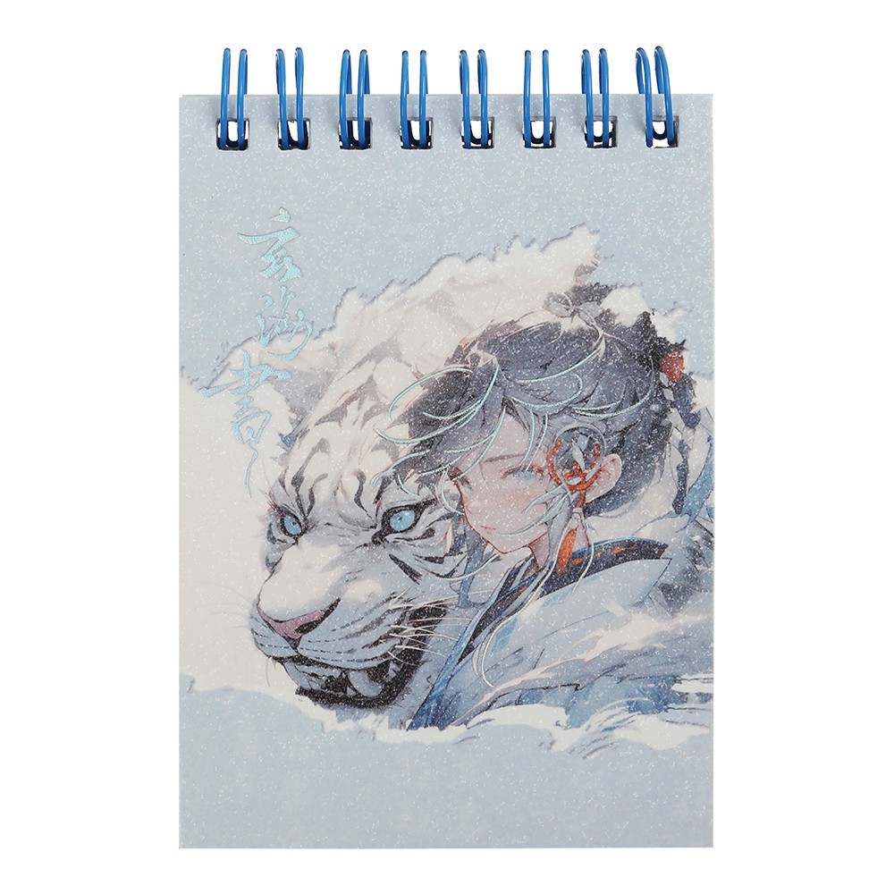 Блокнот на пружині зверху ANIME, А7, 80 арк., клітинка,  карт.обкл., KIDS Line..