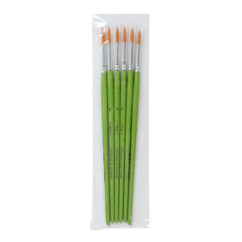 Пензель синтетика круглий 6, KIDS