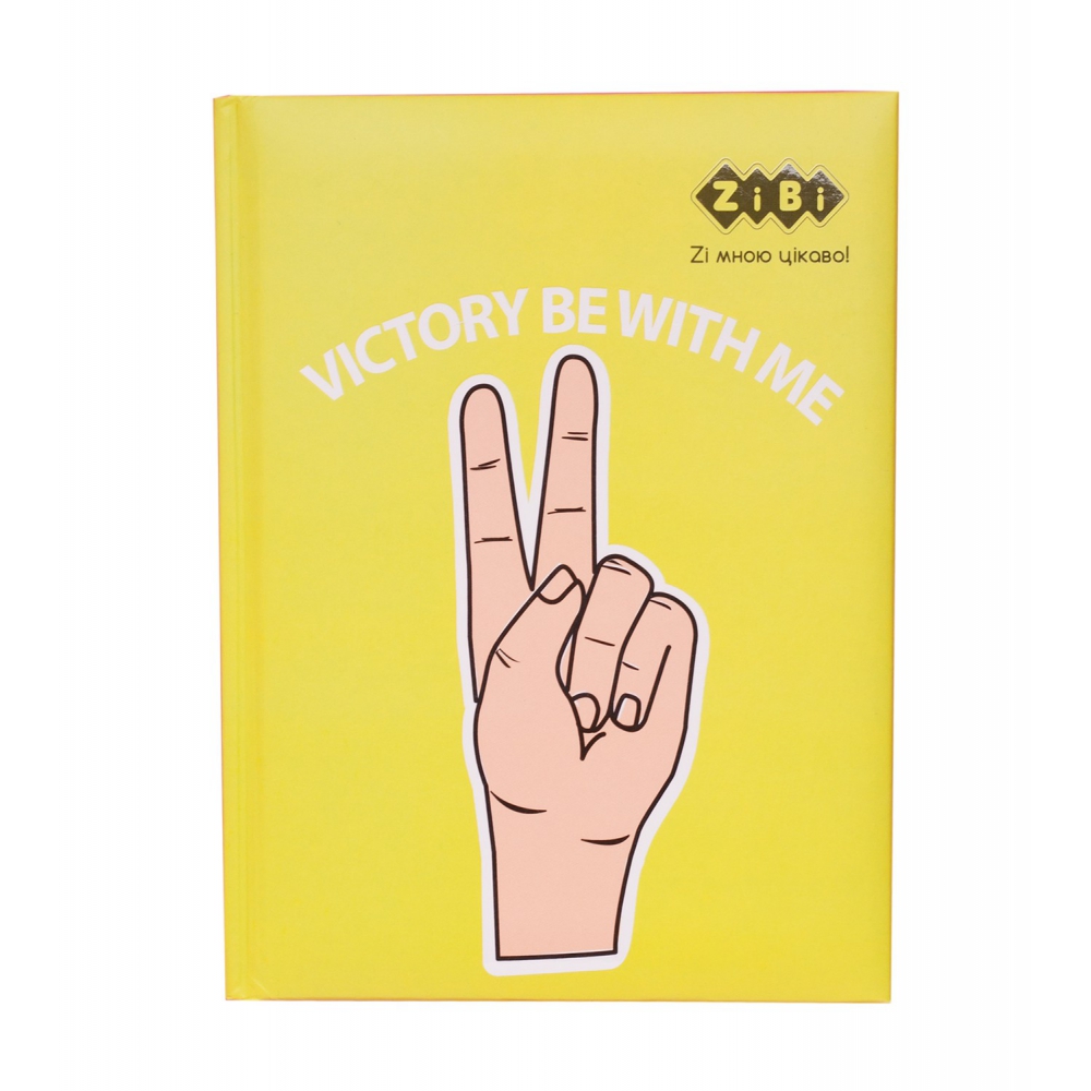 /Блокнот SYMBOL, А-5, 64 арк., тв. обкл., глян. лам. з поролоном, KIDS Line, жовтий