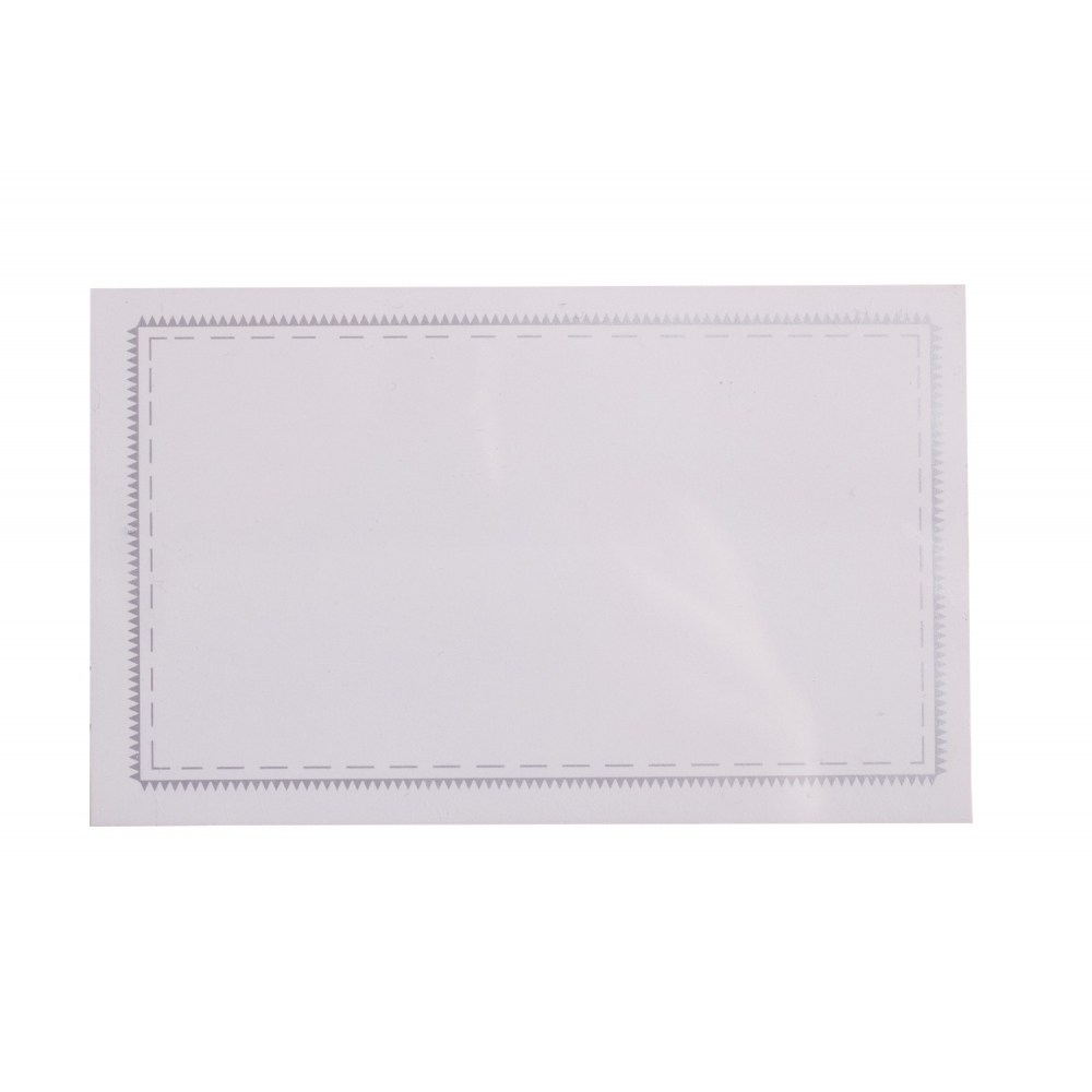 Ідентифікатор горизонтальний 90х55мм, кліп+шпилька