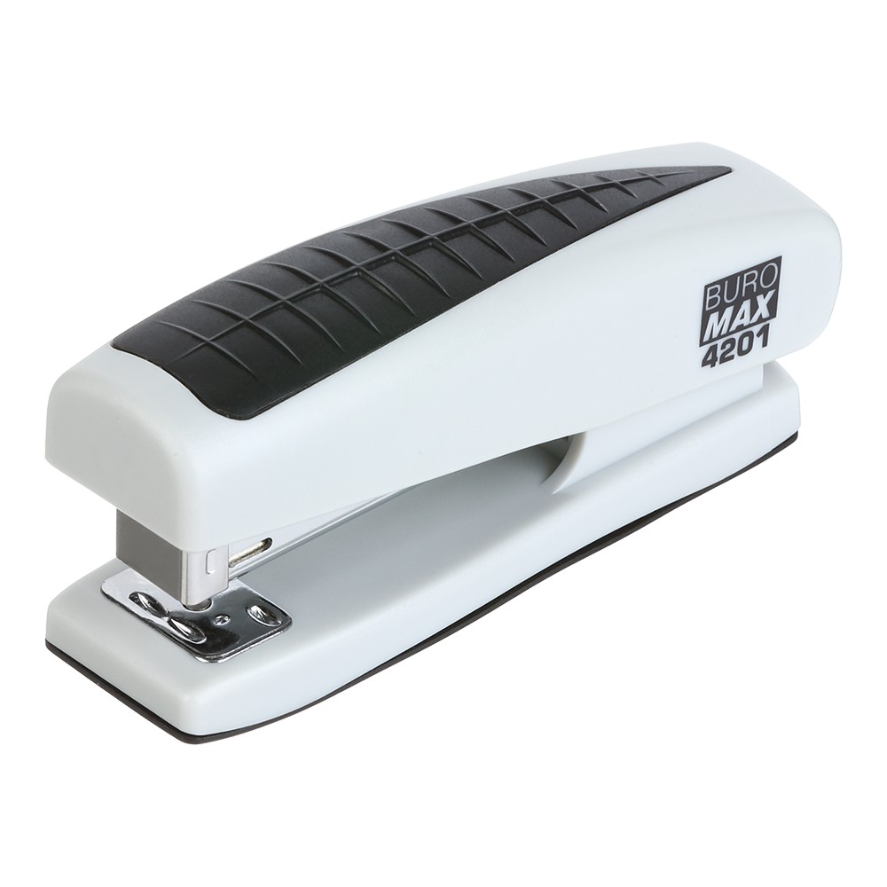 Степлер пластиковий до 20арк. (скоби №24, 26), сірий