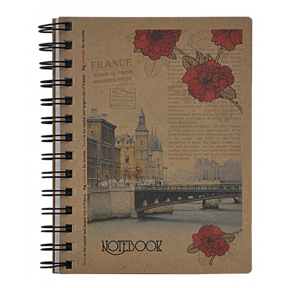 /Записна книжка KRAFT В6, 96 арк., клітинка