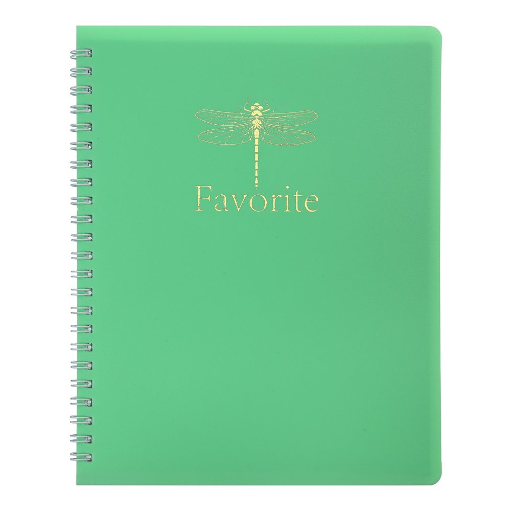 /Зошит на пружині FAVOURITE, PASTEL, В5, 80 арк., клітинка, пласт. обкладинка, м'ятний