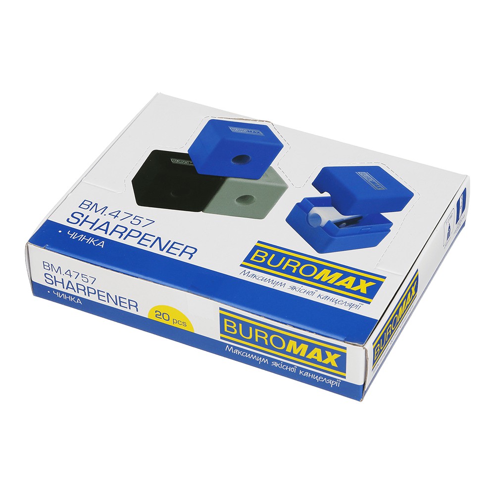 Чинка, пластиковий корпус,  з контейнером