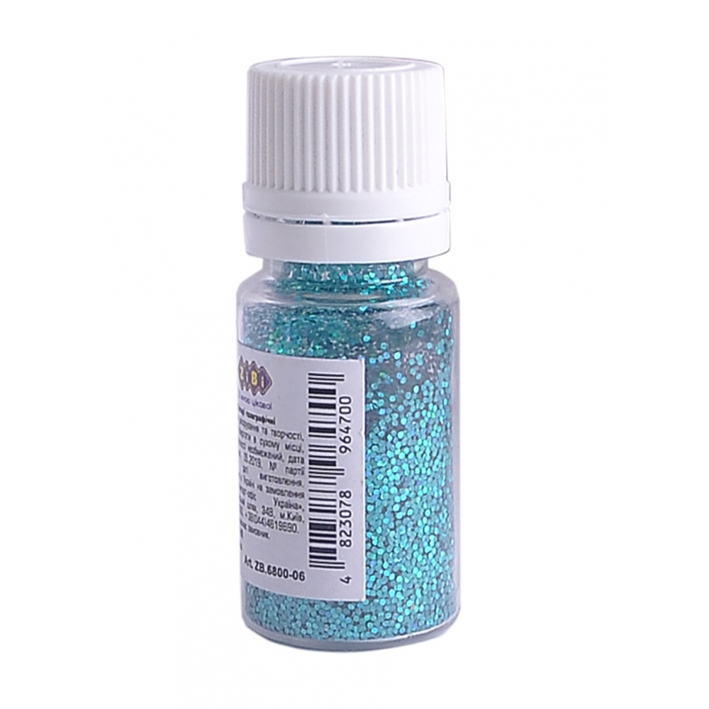 /Блискітки  (Гліттер) ГОЛОГРАФІЧНИЙ Бірюза 5г.