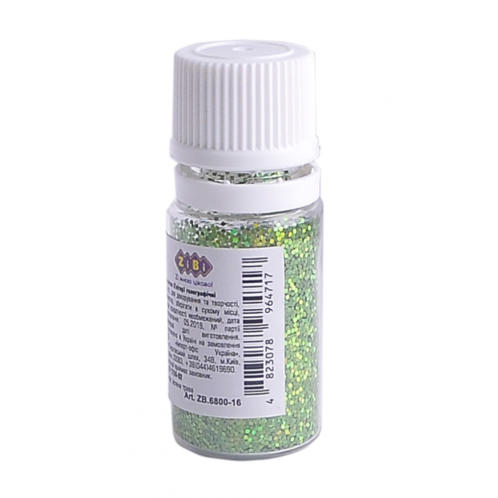 /Блискітки  (Гліттер) ГОЛОГРАФІЧНИЙ Зелена трава 5г.