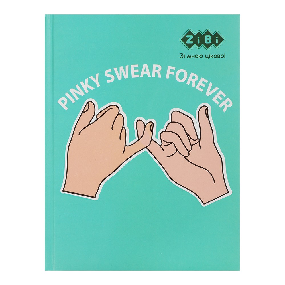 /Блокнот SYMBOL, А-5, 64 арк., тв. обкл., глян. лам. з поролоном, KIDS Line, бірюзовий