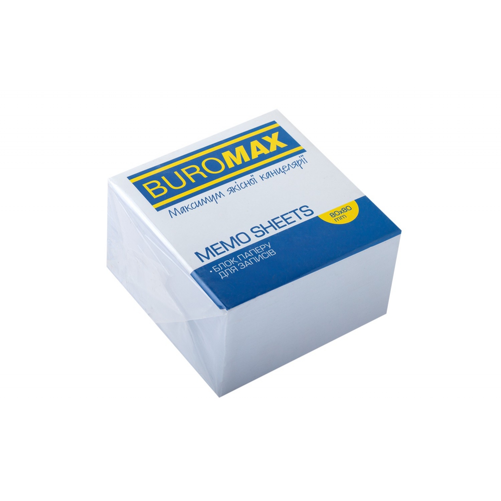 /Блок білого паперу для нотаток 80х80х50мм, скл.