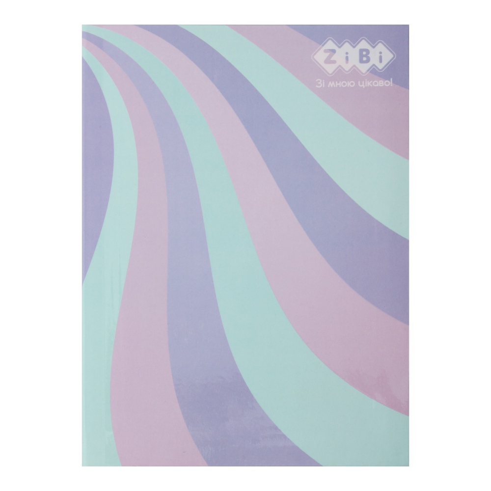 /Блокнот PATTERN, А-5, 64 арк., кліт., ітгр. обкл., мат. лам.+Уфлак, KIDS Line, блакитний