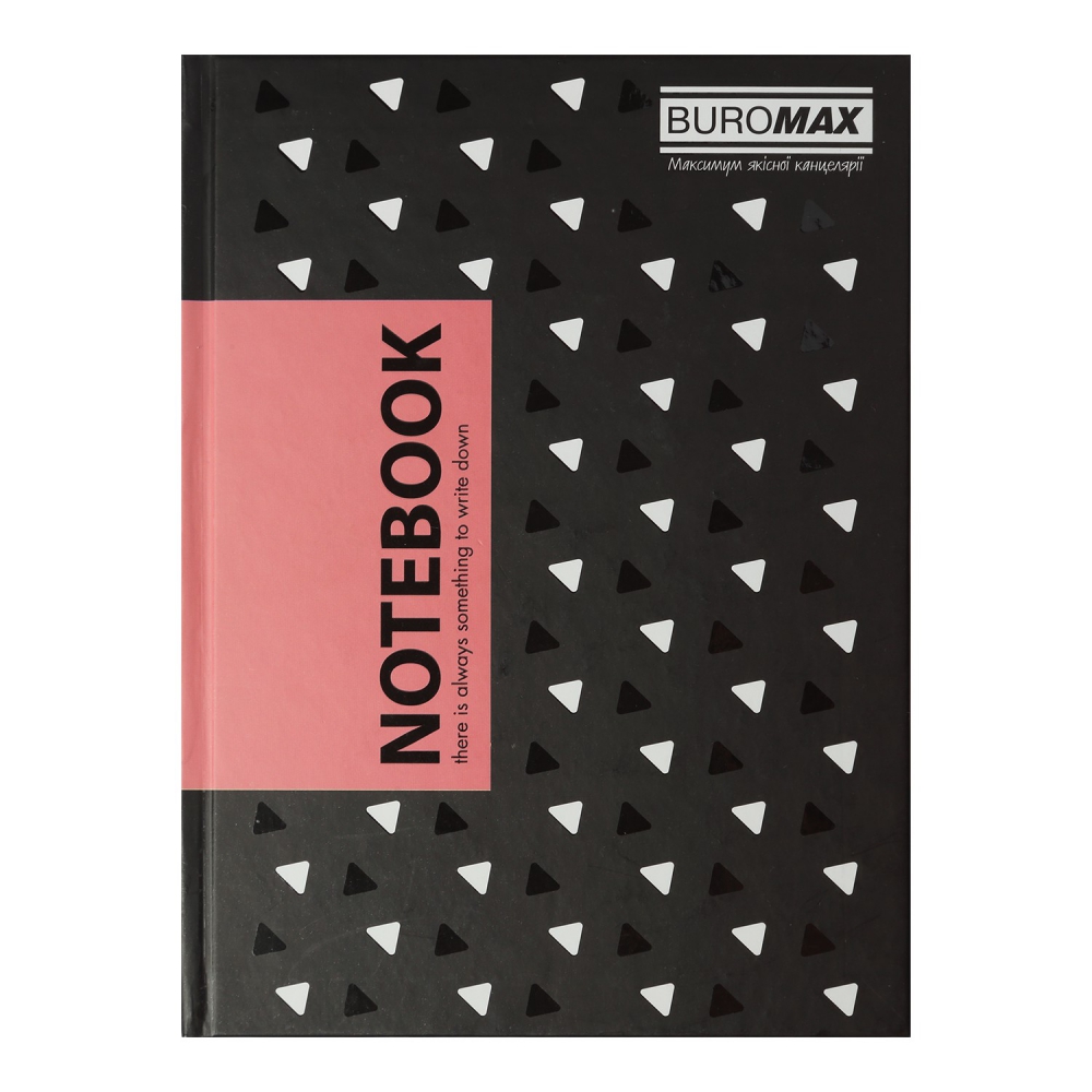 /Записна книжка INSOLITO, А5, 96 арк., клітинка, тверда картонна обкладинка, рожева