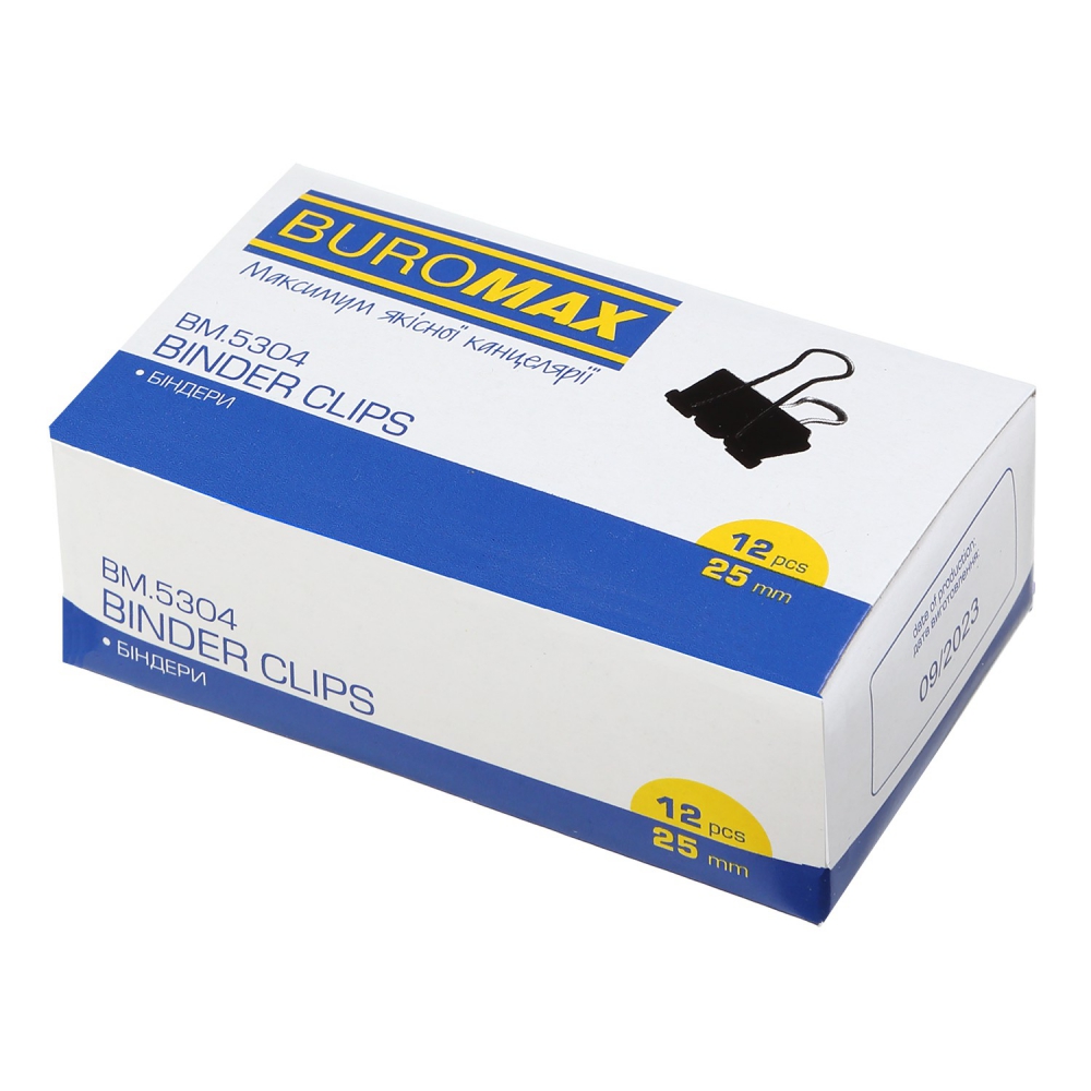 $Бiндер 25мм, 12шт.