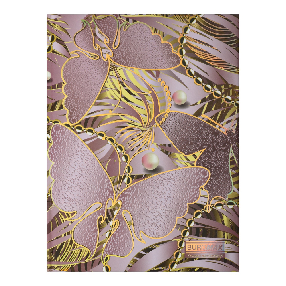 /Записна книжка TRACERY, А5, 80 арк., клітинка, тверда обкладинка, мат. ламінація з поролоном, золот