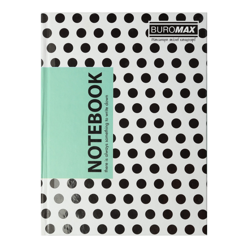 /Блокнот INSOLITO, А-5, 96л., кл., тв. обкл., RB лам.+лак,, бірюзовий