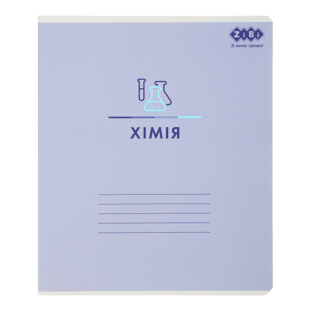 /Зошит учнівський загальний PASTEL, 48 арк., клітинка, хімія, вибір. УФ лак + тисн. фольгою, KIDS LI