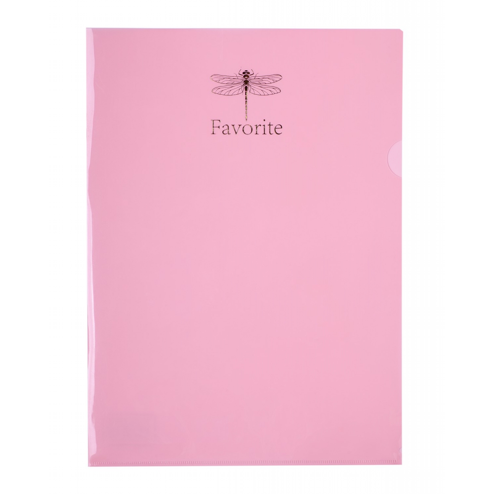 Папка-кутик А4, PASTEL рожевий