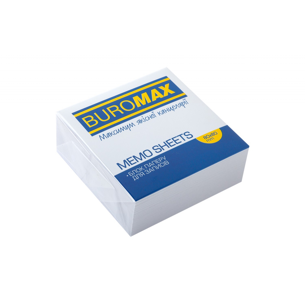 /Блок білого паперу для нотаток 80х80х30мм, скл.