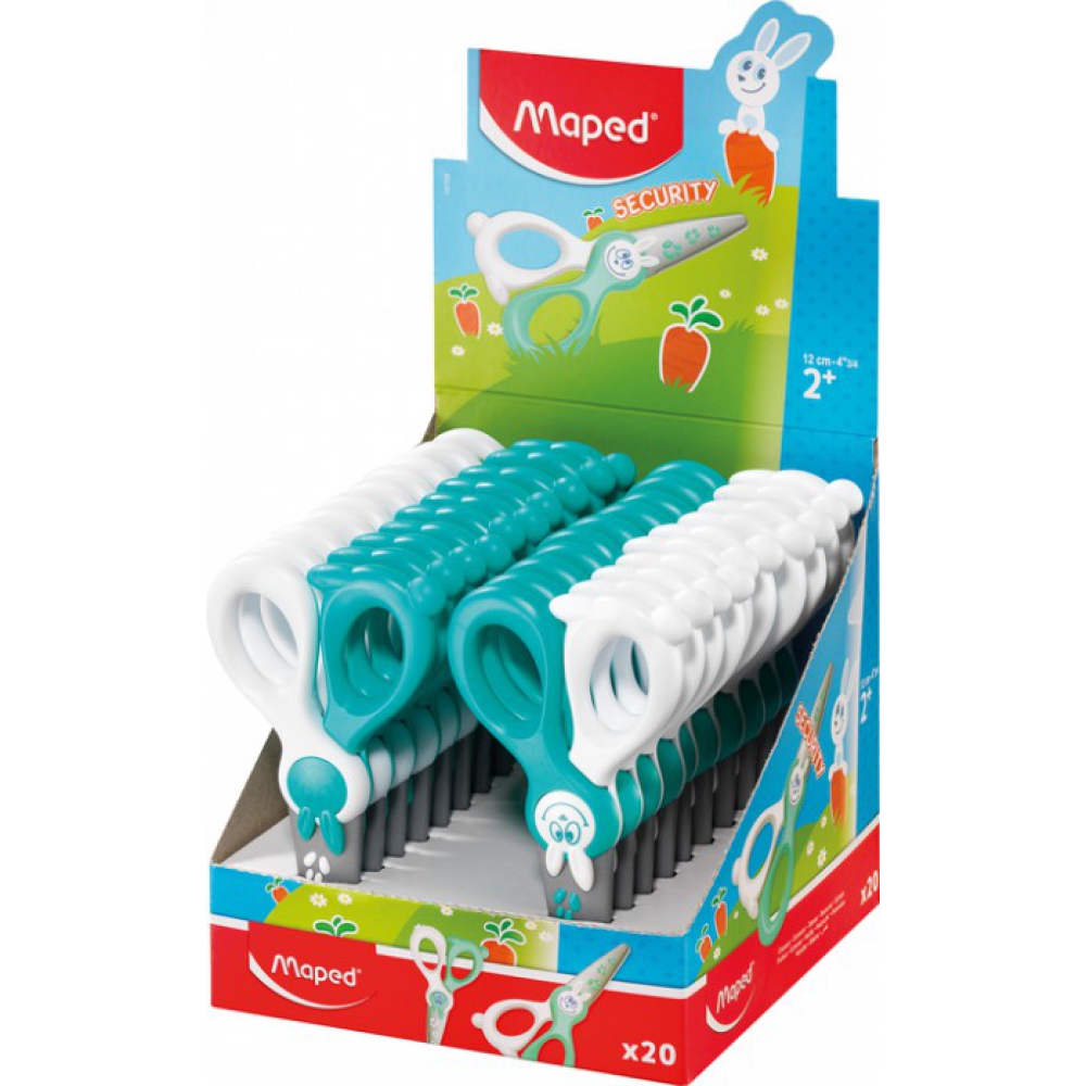 Ножиці дитячі KIDICUT 120мм, дисплей, асорті