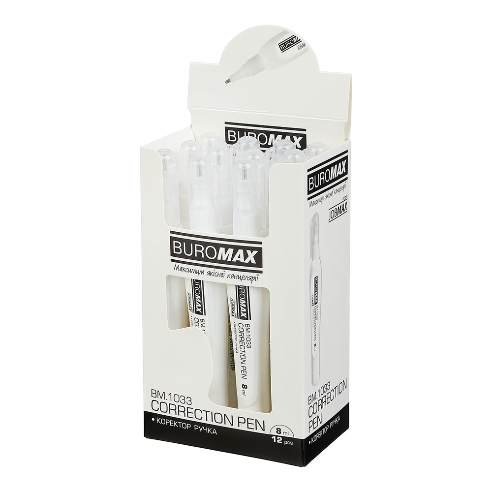 Коректор-ручка 8 мл, Jobmax