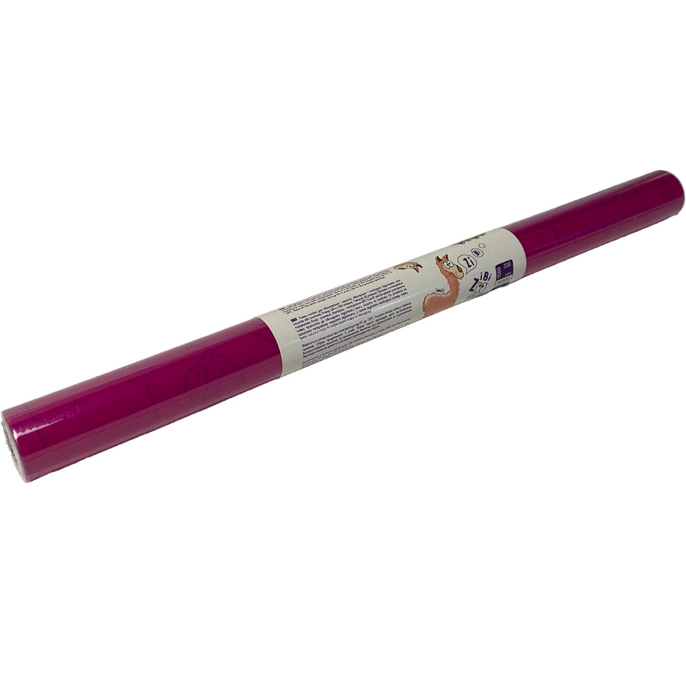 Плівка клейка для книг, рожева  (33см*1,5м), рулон