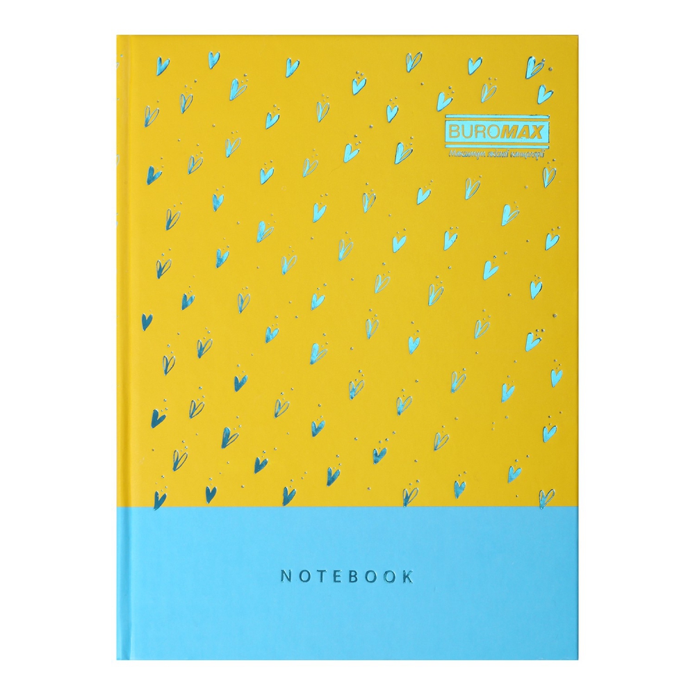 /Записна книжка INTENSO, А5, 96 арк., клітинка, тверда картонна обкладинка, жовта