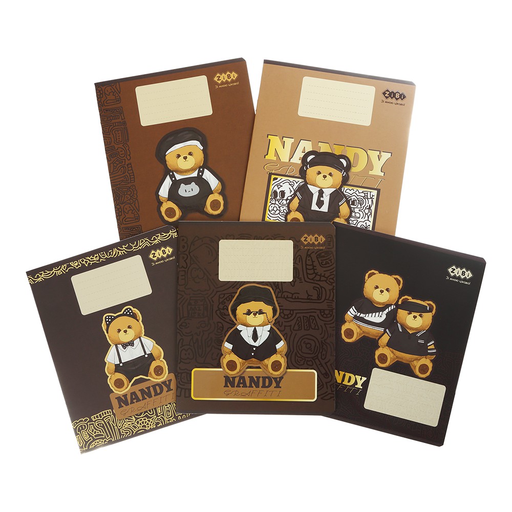 /Зошит учнівський шкільний BEAR, 24арк., клітинка, KIDS LINE