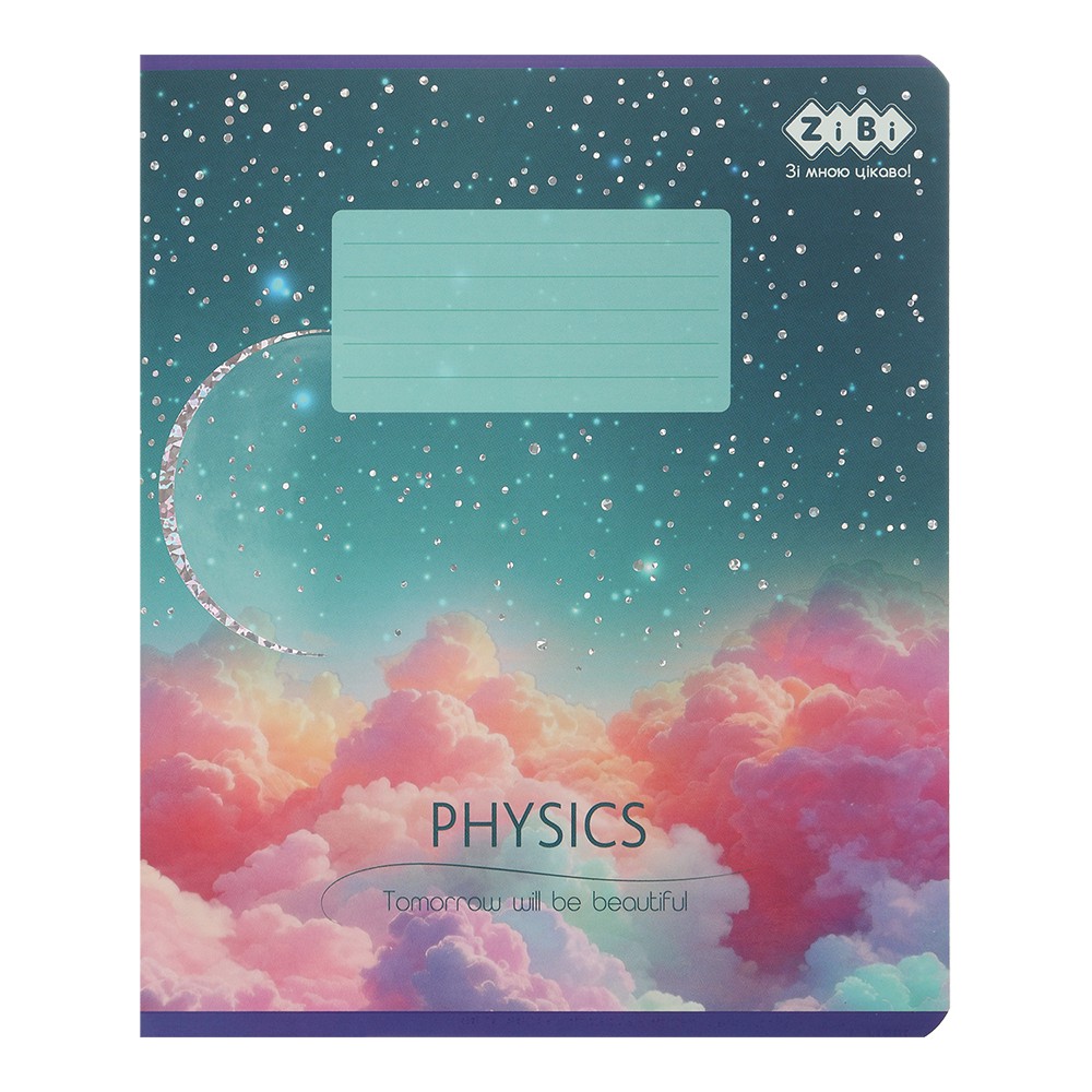 /Зошит учнівський шкільний CLOUDS, 36арк., клітинка, фізика, KIDS LINE