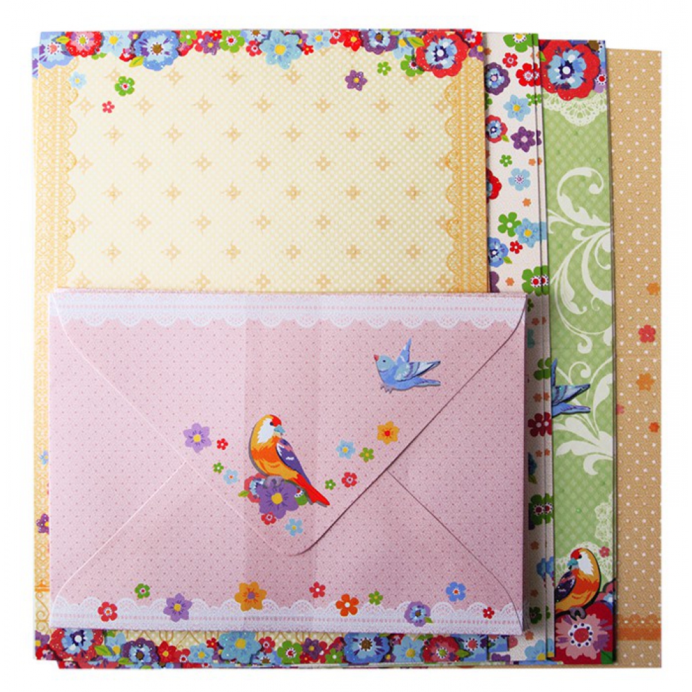 Основа для листівок з кольоровими конвертами 