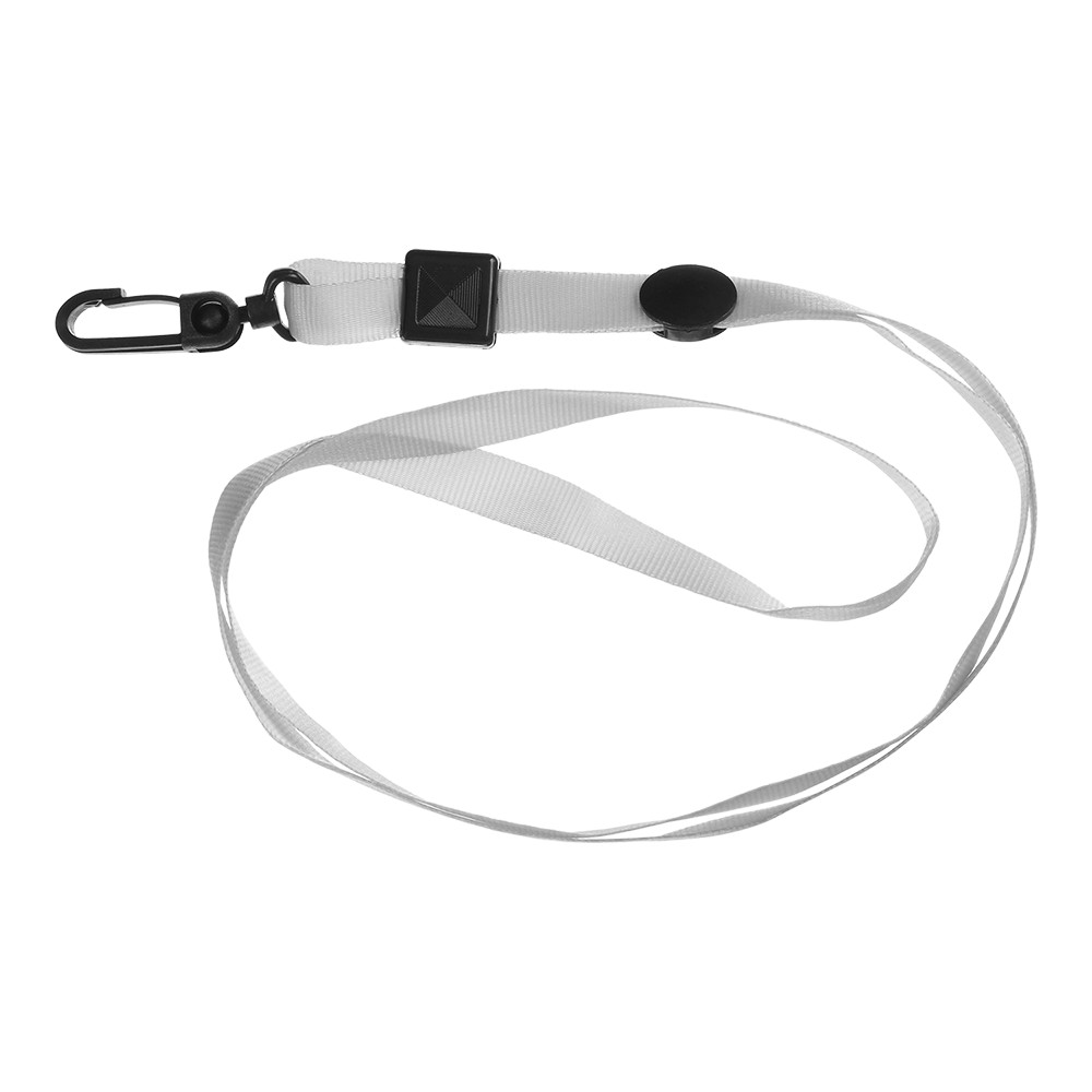 Шнурок з карабіном, сірий