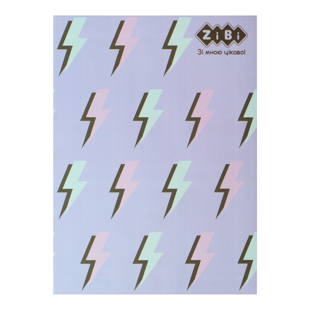 /Блокнот PATTERN, А-5, 64 арк., кліт., ітгр. обкл., мат. лам.+Уфлак, KIDS Line, бузковий