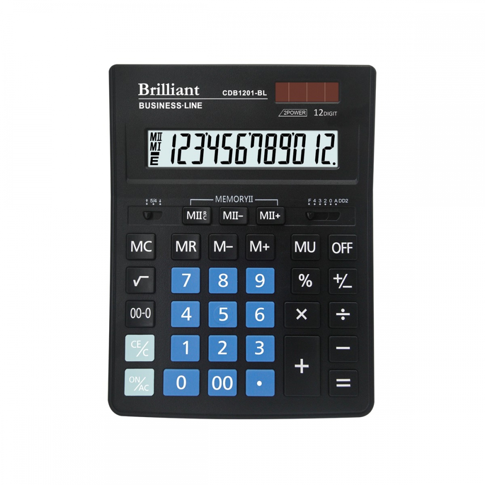 /Калькулятор Brilliant CDB1201-BL 12розр.