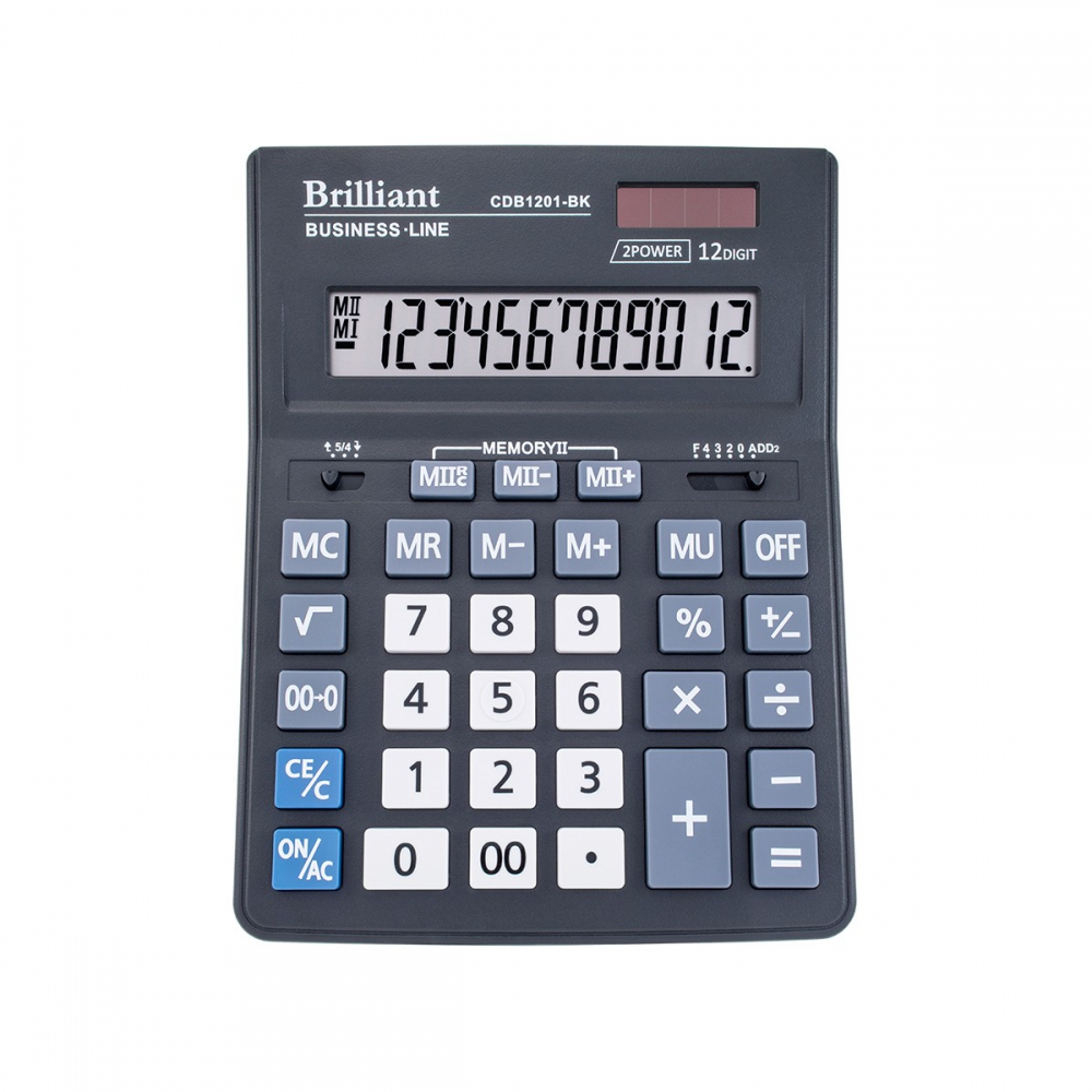 /Калькулятор Brilliant CDB1201-BK 12розр.