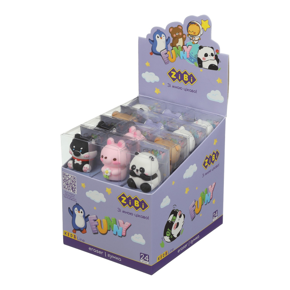 Гумка фігурка FUNNY ANIMALS