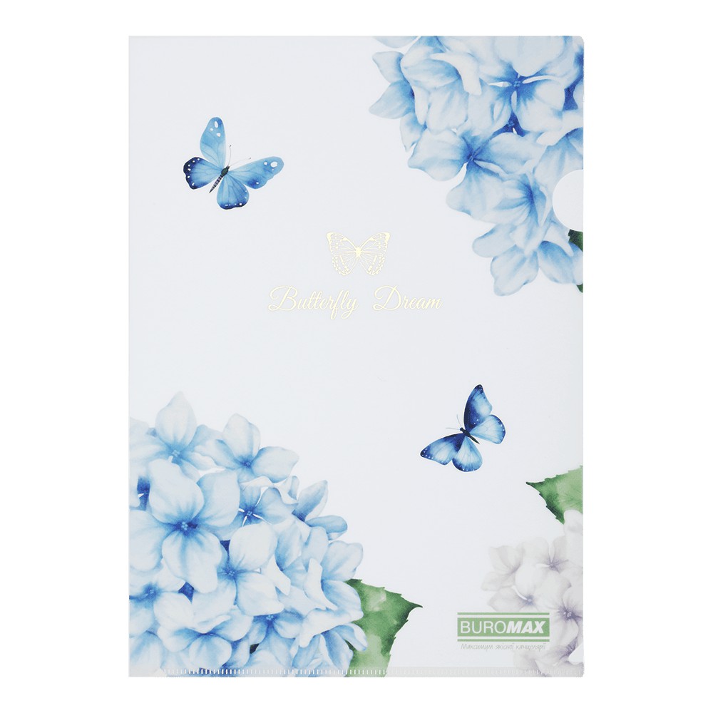 Папка-кутик А4, MYSTERY ARABESKI, напівпрозора, прозора