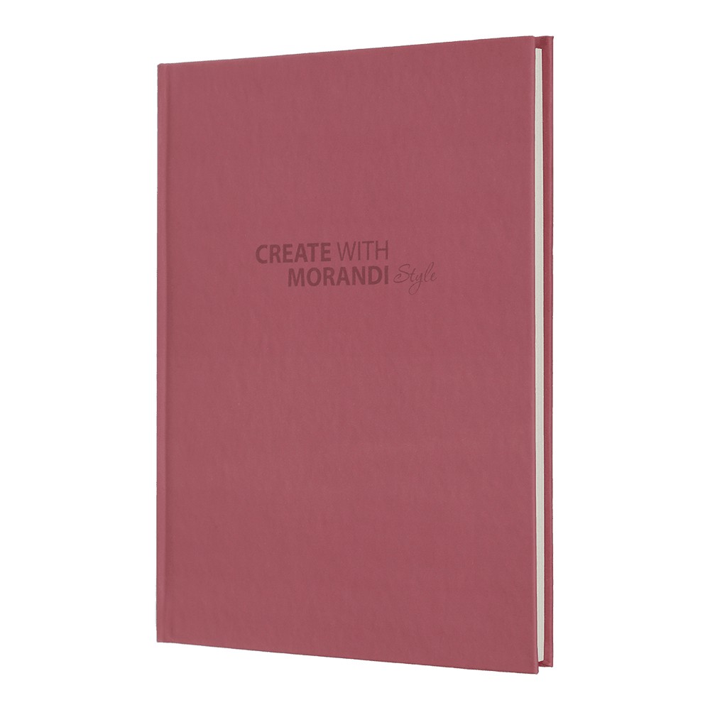 /Записна книжка MORANDI STYLE, А5, 80 арк., клітинка, офсет крем, тв. лам. обкладинка, капучино