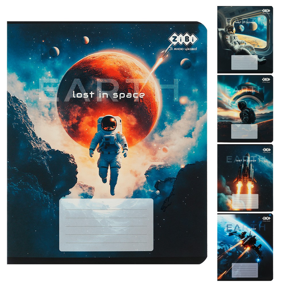 /Зошит учнівський шкільний COSMO, 24арк., клітинка, KIDS LINE