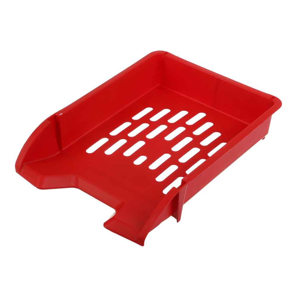 /Лоток пласт. д/бум. гориз., червоний