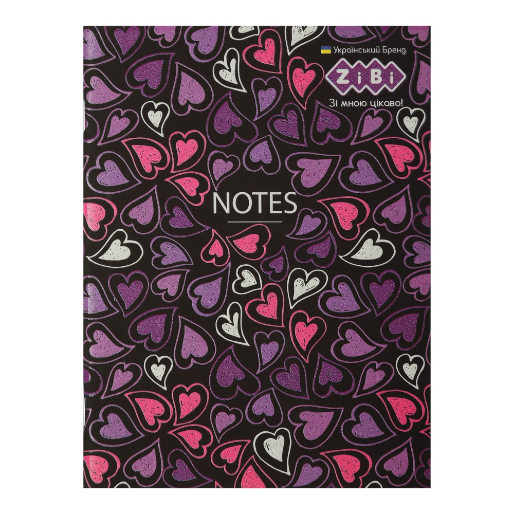 /Блокнот BRIGHT, 140х187мм, 32 арк., кліт., ітгр. обкл., структ. лак.+Уфлак, на скобі, KIDS Line, р